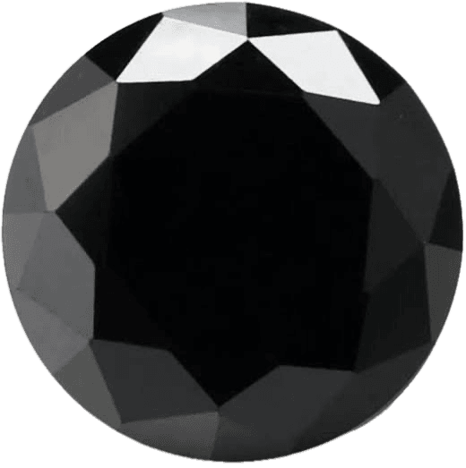 Black colored gemstones collection